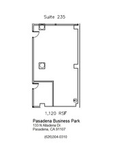 133 N Altadena Dr, Pasadena, CA for lease Floor Plan- Image 1 of 1