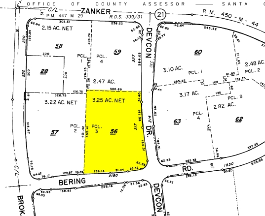 215-217 Devcon Dr, San Jose, CA à louer - Plan cadastral - Image 3 de 9