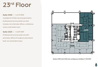 600 B St, San Diego, CA for lease Floor Plan- Image 1 of 1