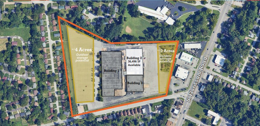 201 Evans Ln, Saint Louis, MO à louer - Aérien - Image 3 de 5