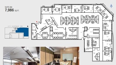 801-815 17th Ave SW, Calgary, AB à louer Plan d’étage- Image 1 de 1