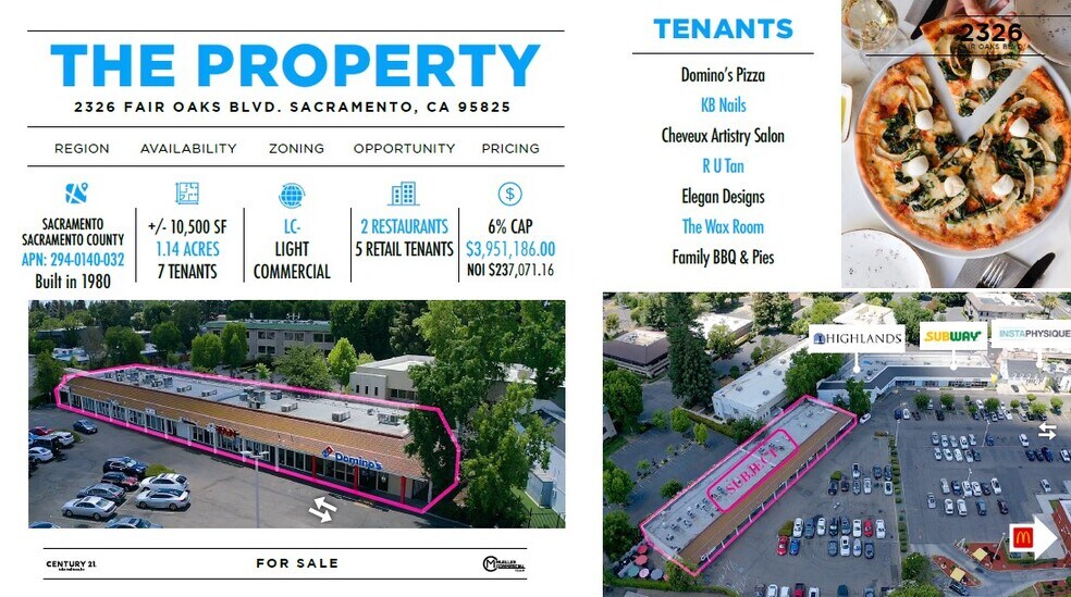 2326 Fair Oaks Blvd, Sacramento, CA à vendre - Photo du bâtiment - Image 2 de 13