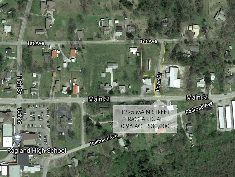 1295 Main St, Ragland, AL for sale - Building Photo - Image 1 of 1