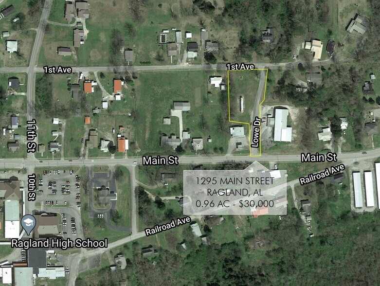 1295 Main St, Ragland, AL à vendre - Photo du bâtiment - Image 1 de 1