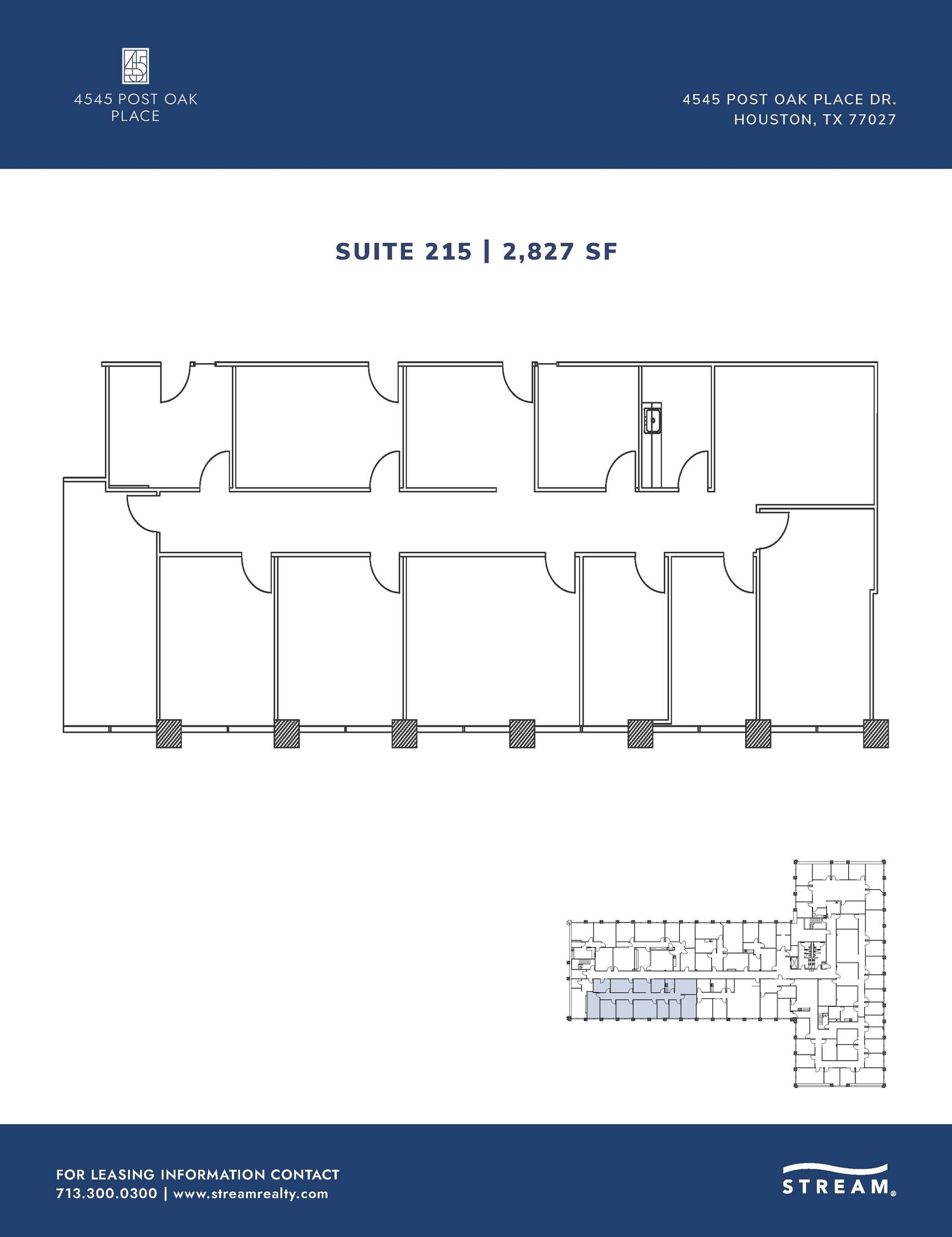 4545 Post Oak Pl, Houston, TX for lease Floor Plan- Image 1 of 1