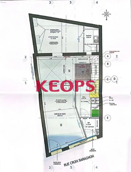 Rue Croix Baragnon, Toulouse à louer - Plan d’étage - Image 2 de 10
