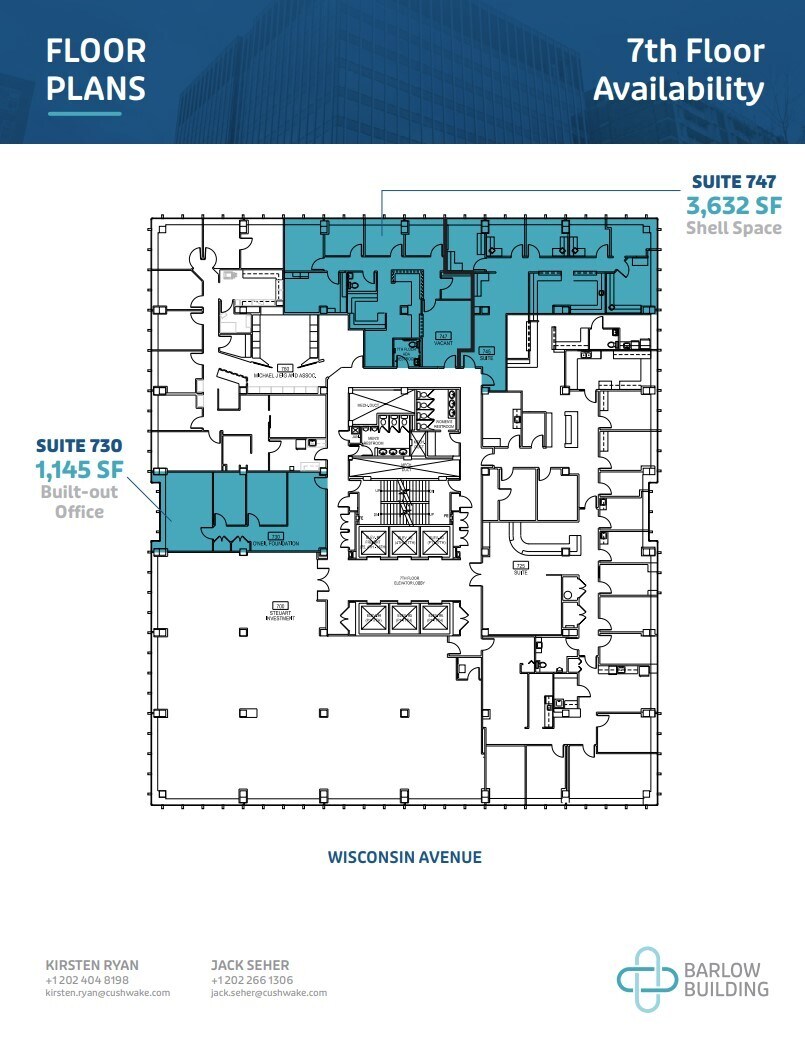 5454 Wisconsin Ave, Chevy Chase, MD for lease Floor Plan- Image 1 of 1