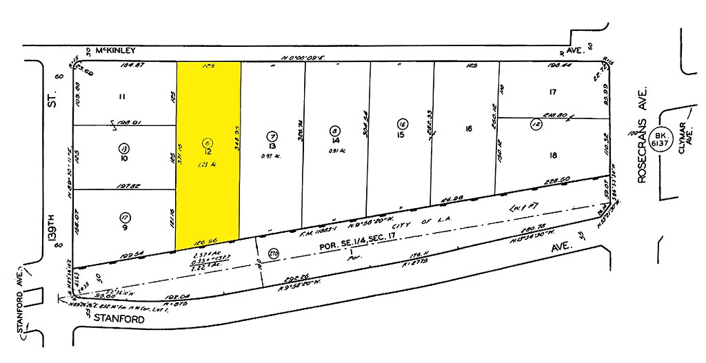 1155 N McKinley Ave, Compton, CA à vendre Plan cadastral- Image 1 de 34