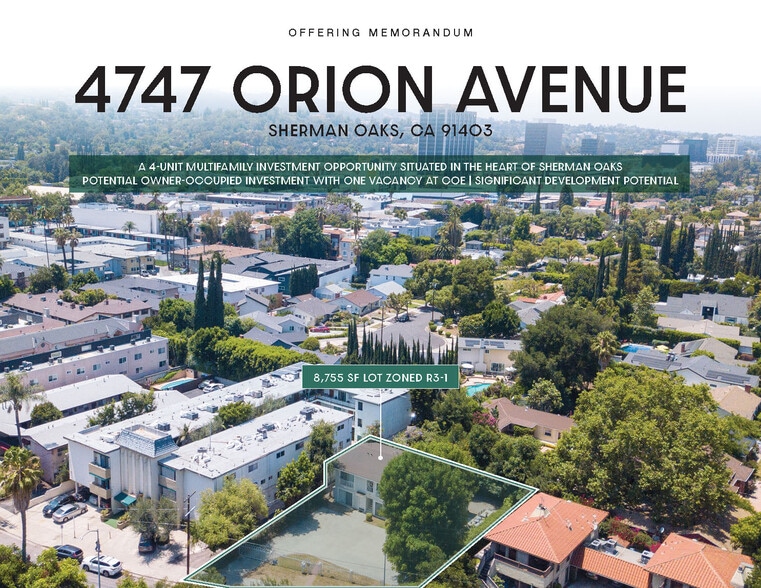 4747 Orion Ave, Sherman Oaks, CA for sale - Building Photo - Image 1 of 16