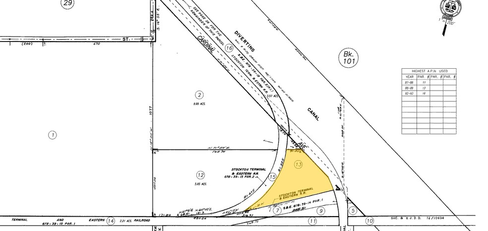 221 N Cardinal Ave, Stockton, CA à vendre - Plan cadastral - Image 3 de 3