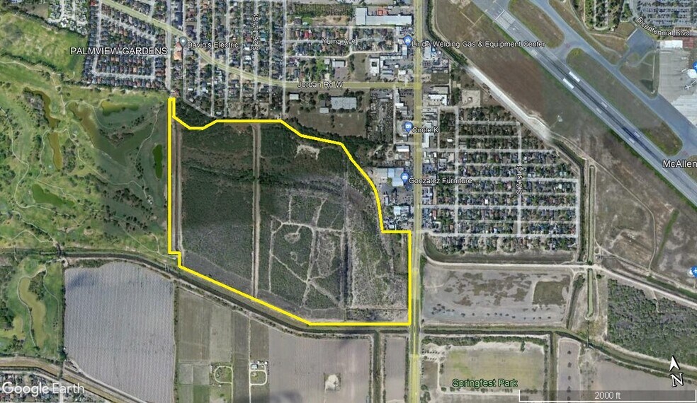 South 23rd Street, McAllen, TX à vendre - Aérien - Image 1 de 3