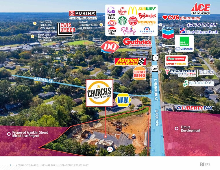 760 E Franklin St, Hartwell, GA à vendre - Photo du bâtiment - Image 3 de 6