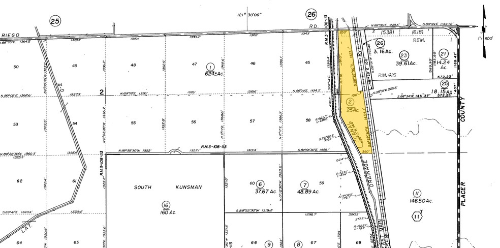 3387 W Riego Rd, Elverta, CA for sale - Plat Map - Image 3 of 3