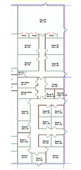 2202 Fayetteville Rd, Rockingham, NC for lease - Floor Plan - Image 2 of 8