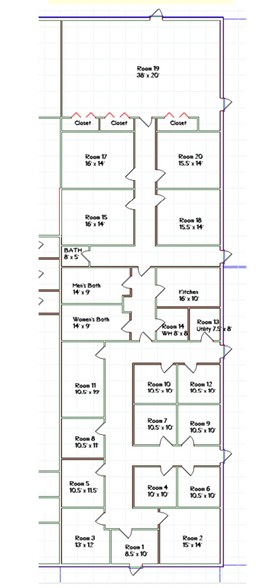 2202 Fayetteville Rd, Rockingham, NC à louer - Plan d’étage - Image 2 de 8