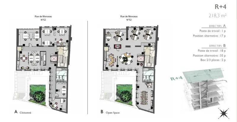 52 Rue De Monceau, Paris for lease Floor Plan- Image 1 of 7