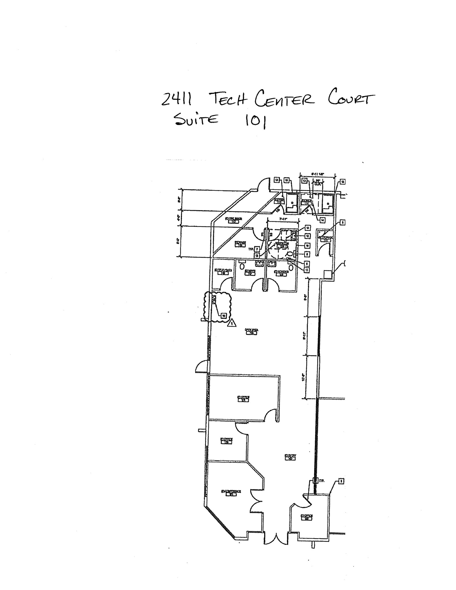 2411 Tech Center Ct, Las Vegas, NV for lease Site Plan- Image 1 of 1