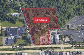 Plus de détails pour Berg Rd & W 8 Mile Rd, Southfield, MI - Terrain à louer