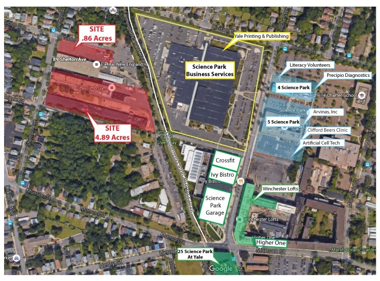 89-91 Shelton Ave, New Haven, CT for lease - Aerial - Image 3 of 39