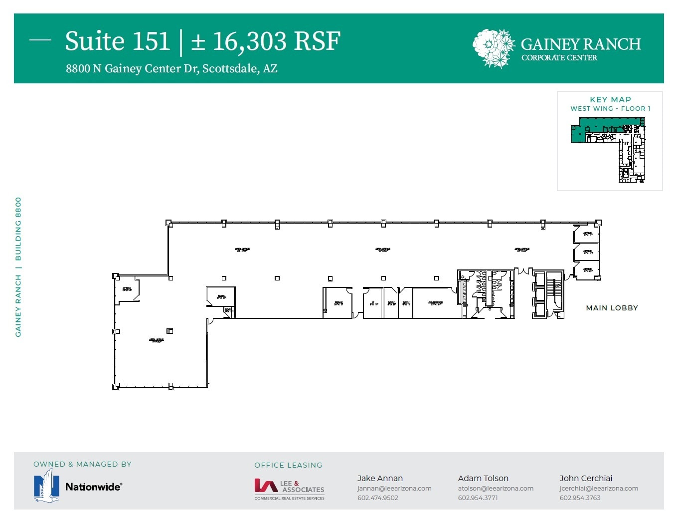 8800 N Gainey Center Dr, Scottsdale, AZ for lease Floor Plan- Image 1 of 1