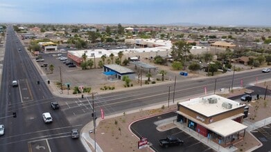 SWC Arizona Blvd & Vah Ki Inn, Coolidge, AZ - Aérien Vue de la carte - Image1