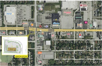 21100 Western Ave, Olympia Fields, IL for lease Map- Image 2 of 3