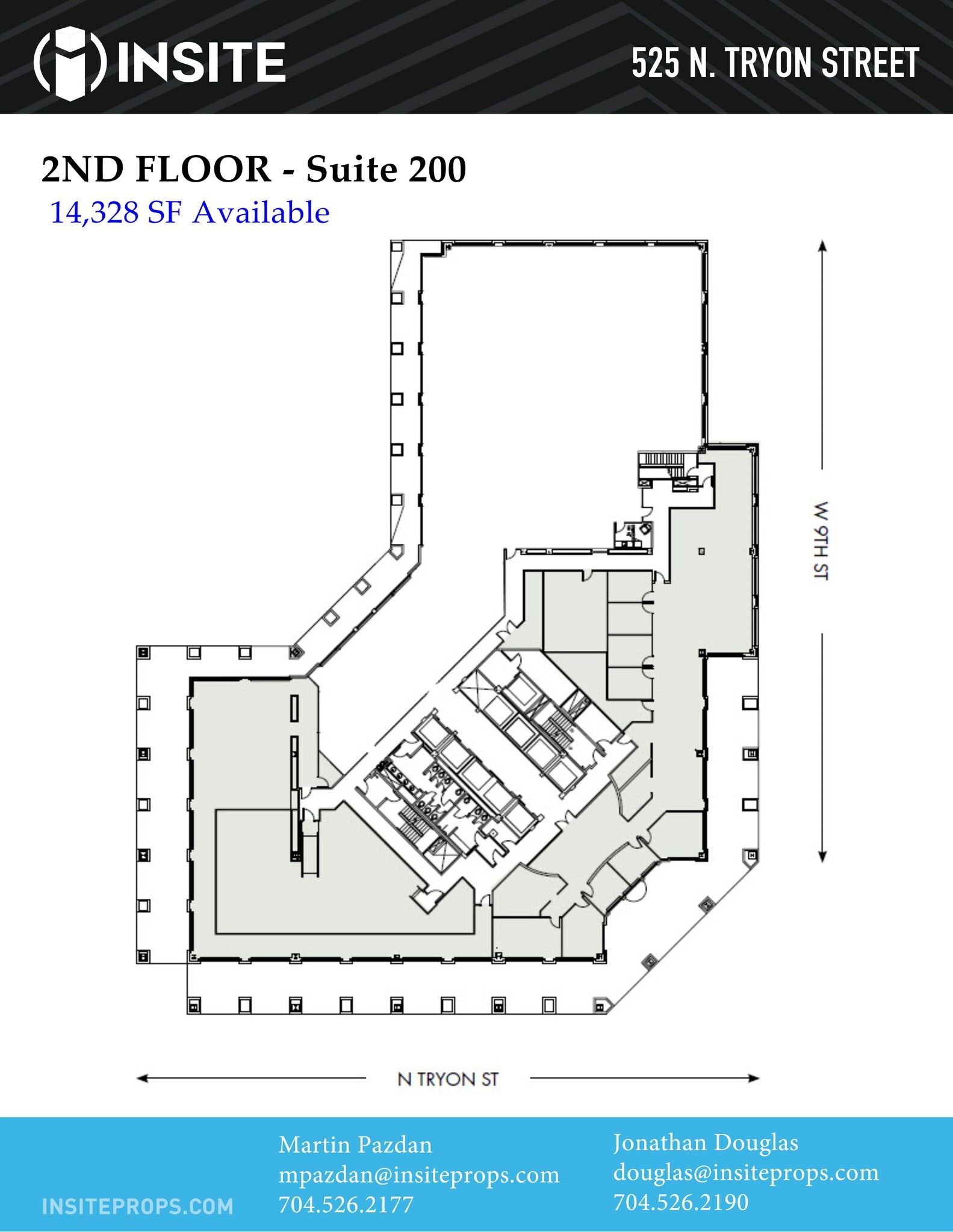 525 N Tryon St, Charlotte, NC for lease Site Plan- Image 1 of 1