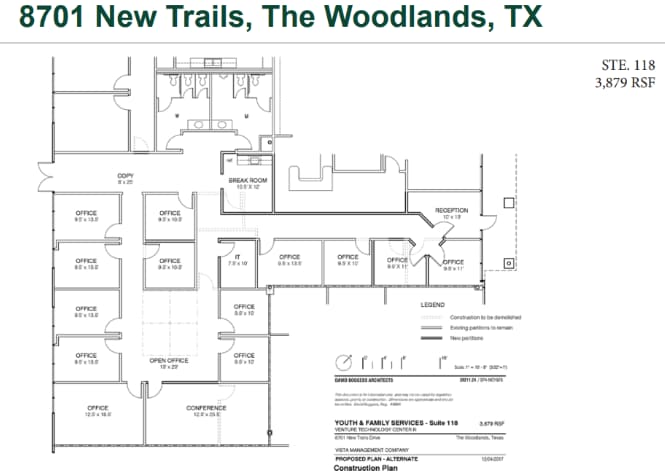 8701 New Trails Dr, The Woodlands, TX for lease - Floor Plan - Image 3 of 3