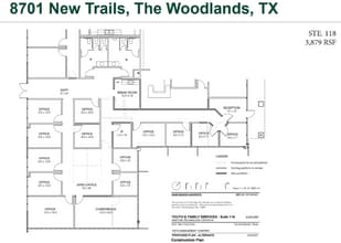 8701 New Trails Dr, The Woodlands, TX for lease Floor Plan- Image 1 of 1