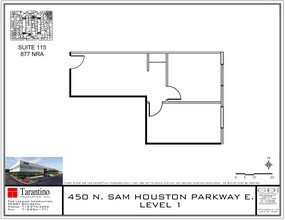 450 N Sam Houston Pky E, Houston, TX à louer Plan de site- Image 1 de 1