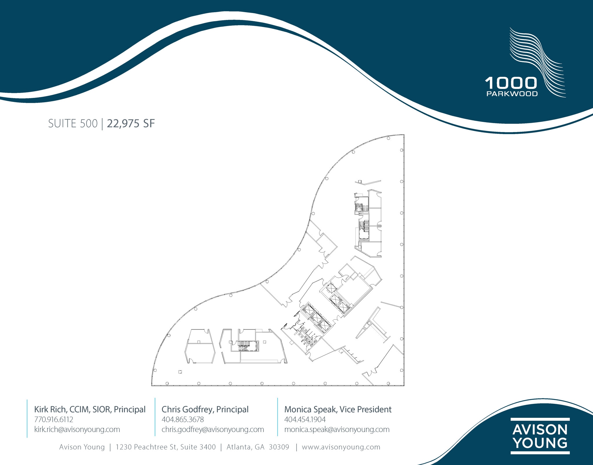 1000 Parkwood Cir SE, Atlanta, GA à louer Plan d  tage- Image 1 de 1