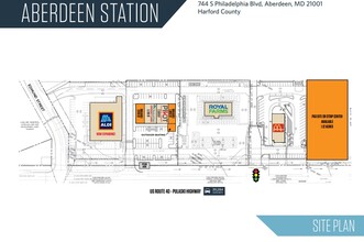 Us Route 40, Aberdeen, MD à louer Plan de site- Image 1 de 1