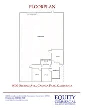 8030-8040 Deering Ave, Canoga Park, CA à louer Plan de site- Image 1 de 2