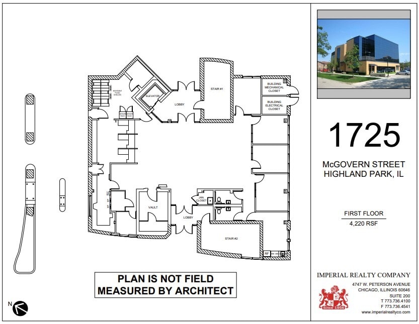 1725 N McGovern St, Highland Park, IL for lease Floor Plan- Image 1 of 5