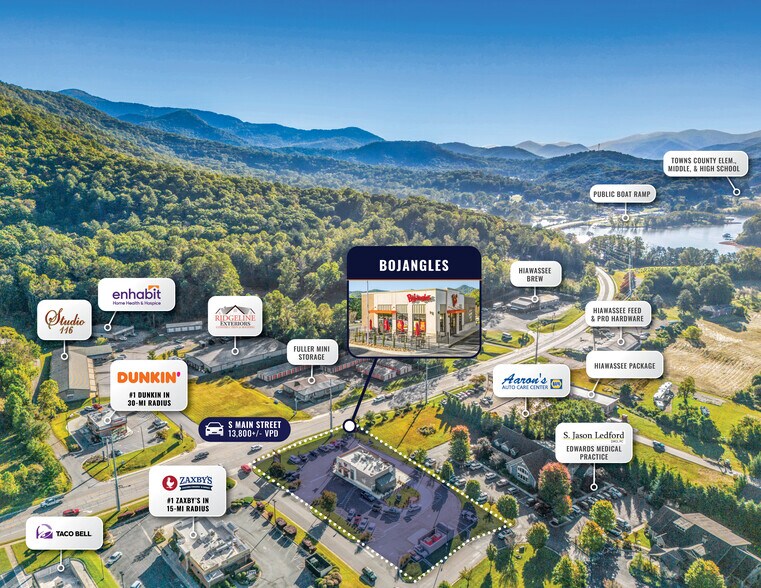 387 S Main St, Hiawassee, GA à vendre - Photo du bâtiment - Image 3 de 5