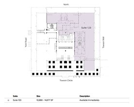 1 Olympic Pl, Towson, MD à vendre Plan d’étage- Image 1 de 1
