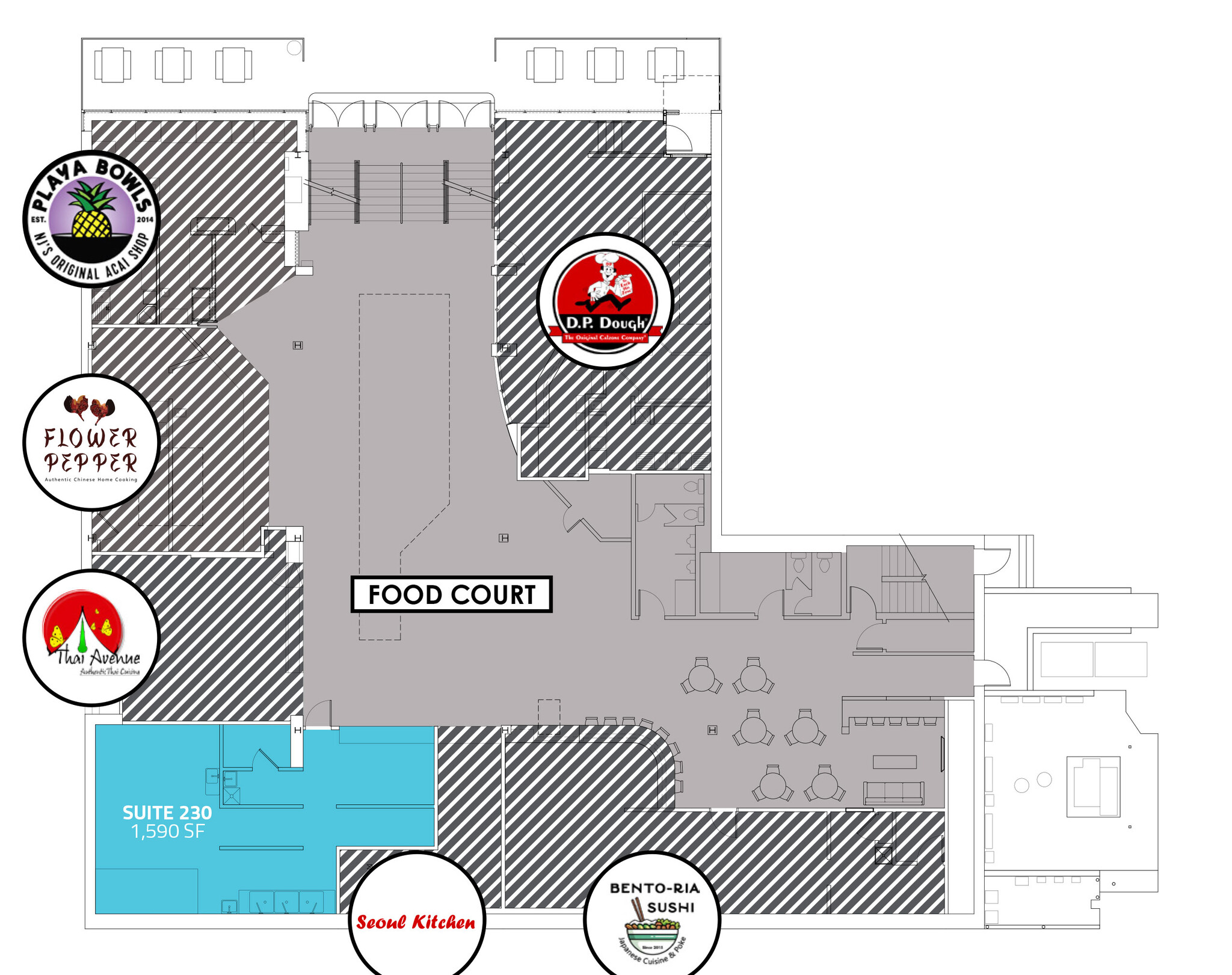 1310 College Ave, Boulder, CO for lease Floor Plan- Image 1 of 6