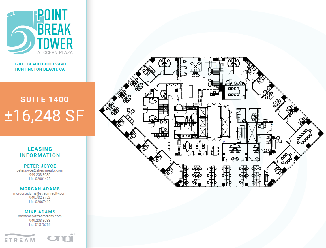 17011 Beach Blvd, Huntington Beach, CA for lease Floor Plan- Image 1 of 1