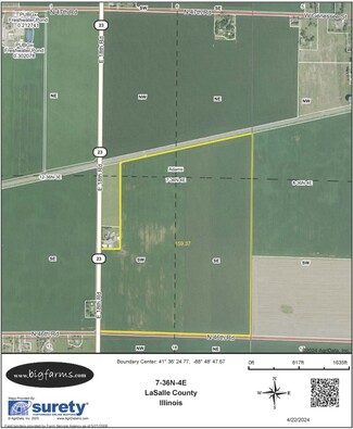 Plus de détails pour N 46th Road & E 18th Road, Leland, IL - Terrain à vendre