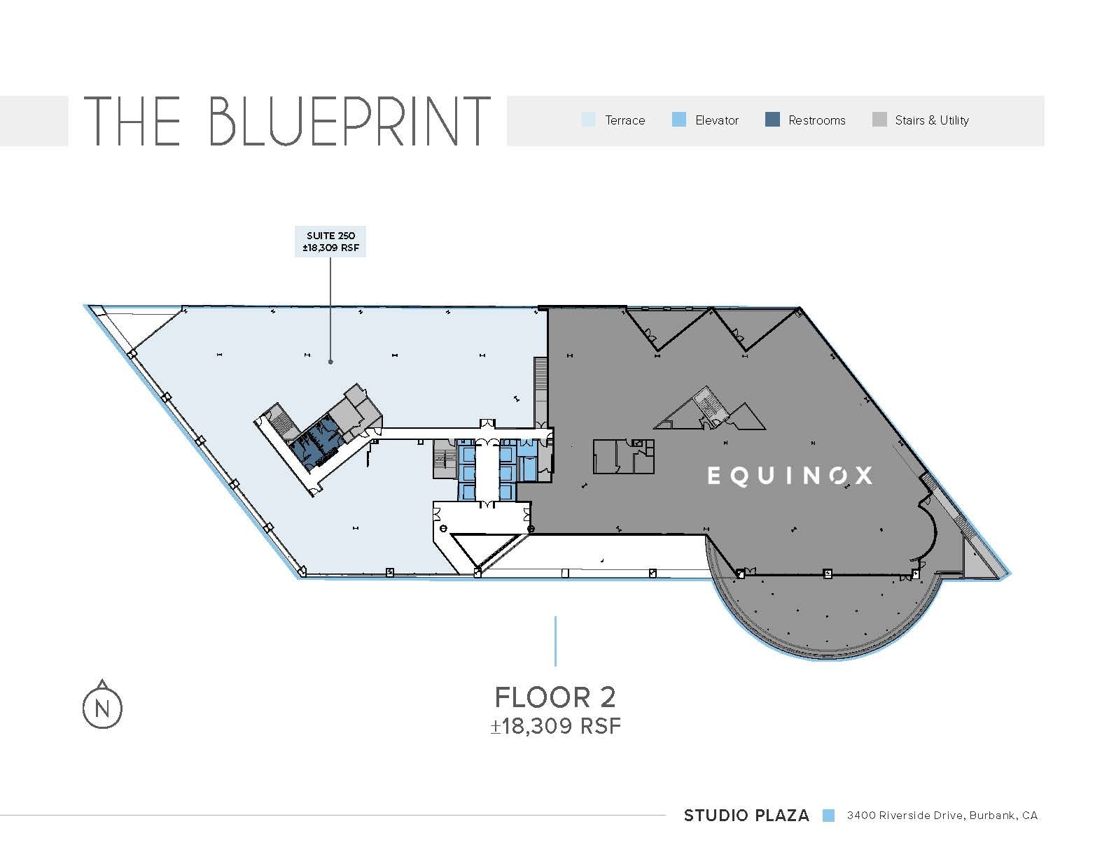 3400 W Riverside Dr, Burbank, CA à louer Plan d’étage- Image 1 de 1