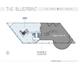 3400 W Riverside Dr, Burbank, CA à louer Plan d’étage- Image 1 de 1