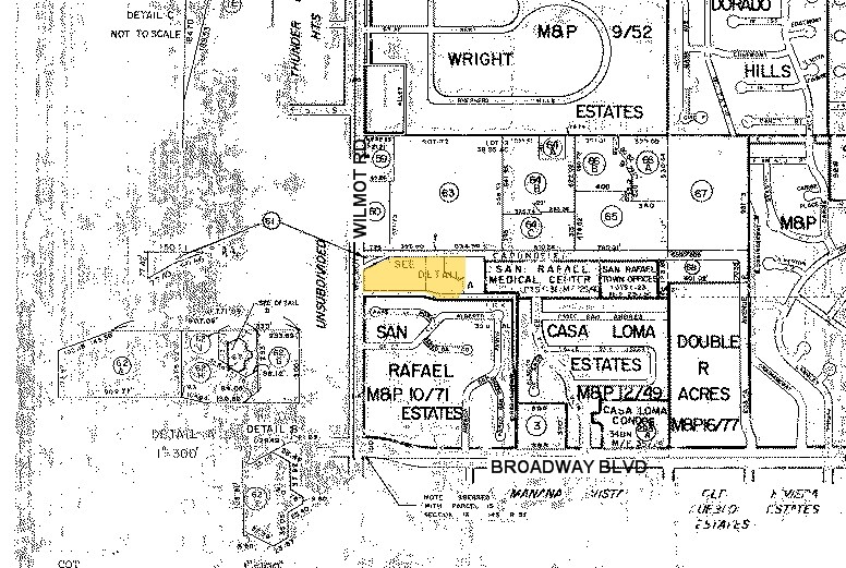 310 N Wilmot Rd, Tucson, AZ à louer - Plan cadastral - Image 2 de 5