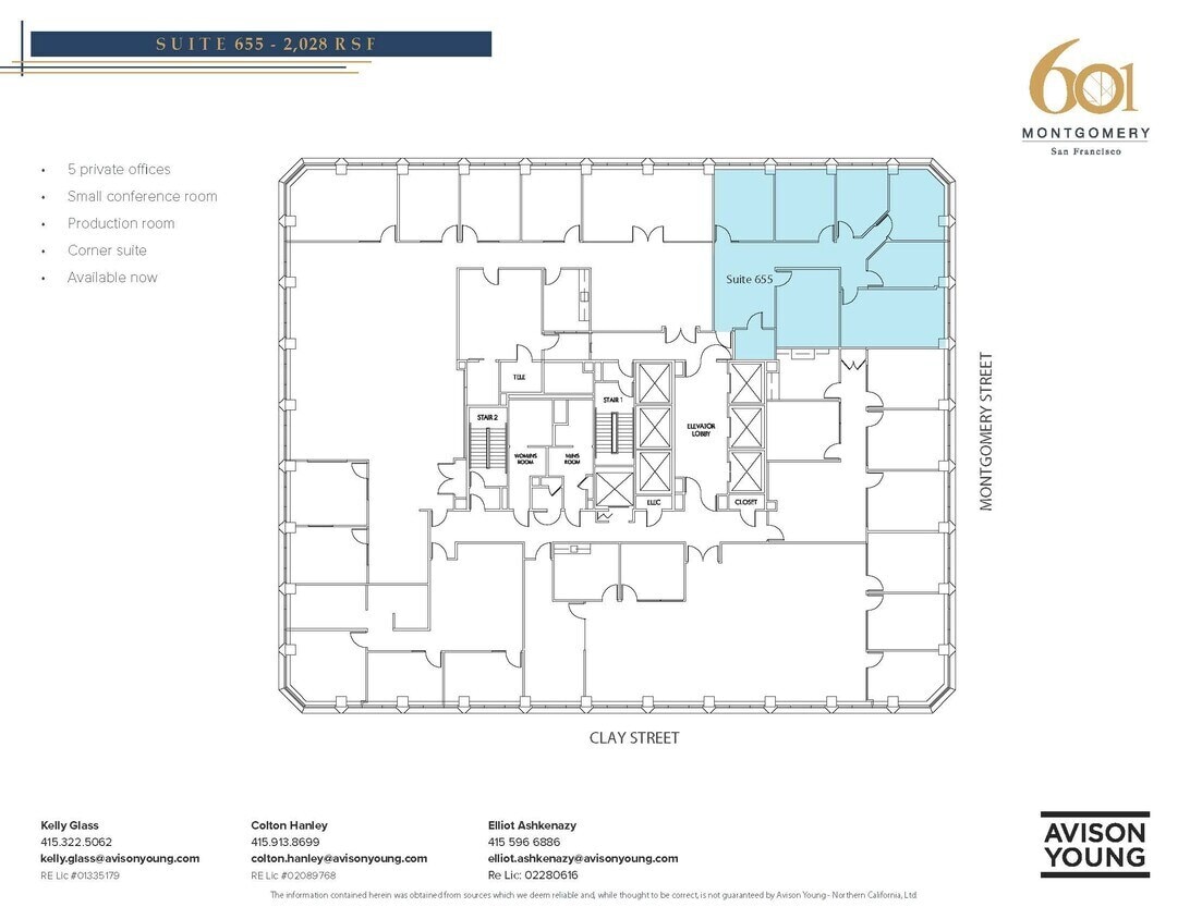 601 Montgomery St, San Francisco, CA for lease Floor Plan- Image 1 of 1