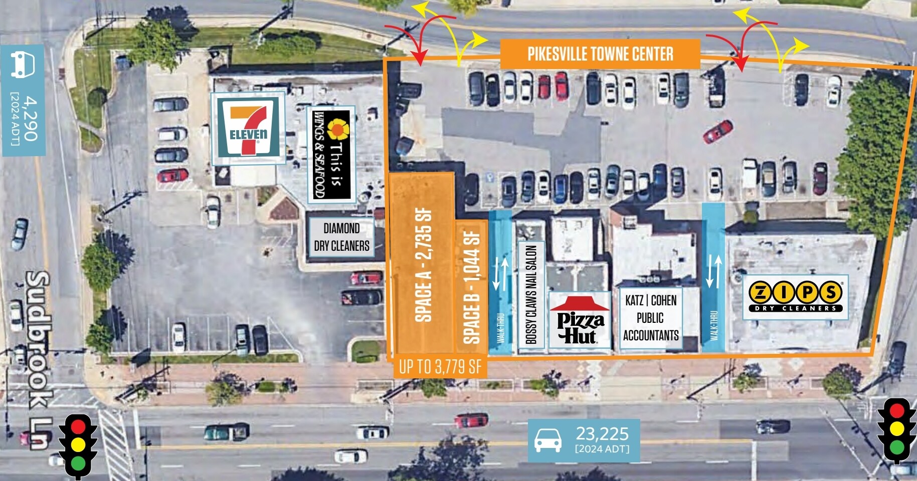 1206-1208 Reisterstown Rd, Pikesville, MD for lease Site Plan- Image 1 of 4