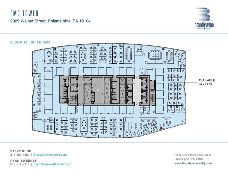 2929 Walnut St, Philadelphia, PA à louer - Plan d’étage type - Image 3 de 19
