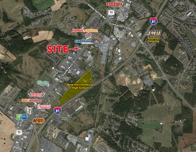 2675 S Main St, Harrisonburg, VA - Aerial map view