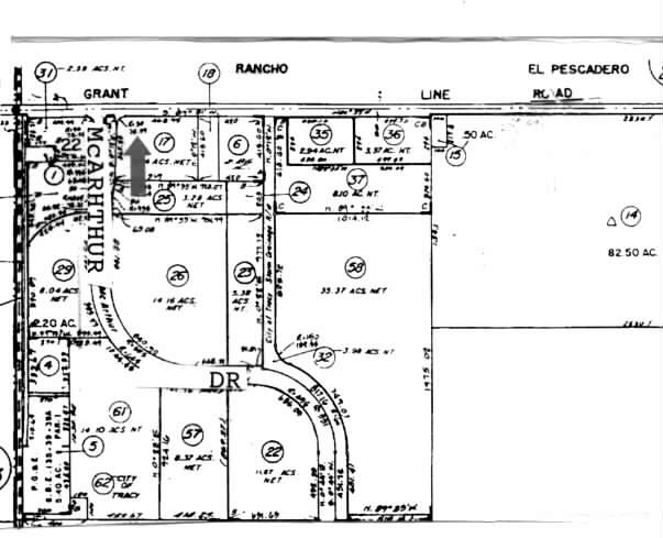 724 E Grant Line Rd, Tracy, CA à louer - Plan cadastral - Image 2 de 2