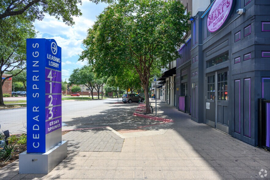 4123 Cedar Springs Rd, Dallas, TX à louer - Photo du bâtiment - Image 3 de 73