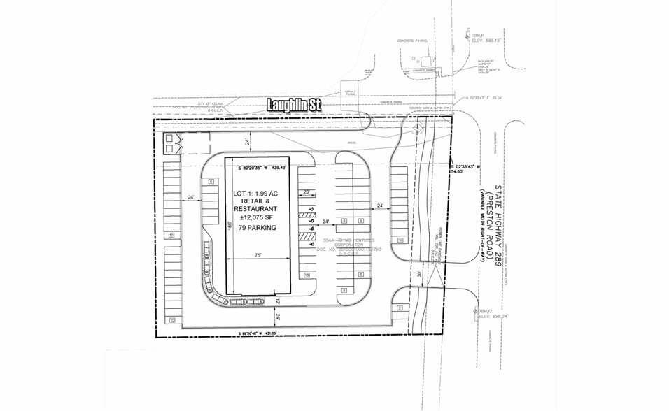 Preston, Celina, TX à vendre - Plan de site - Image 2 de 2