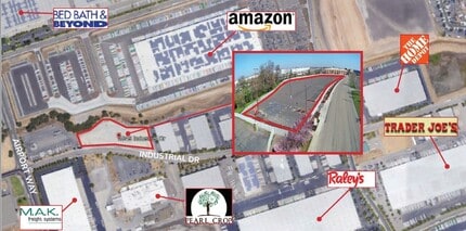 1549 Industrial Dr, Stockton, CA - Aerial  map view